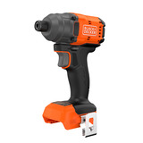BLACK+DECKER 18V Brushless accuslagschroevendraaier Zwart/oranje, Accu en oplader niet inbegrepen