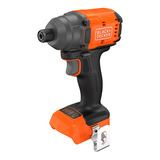 BLACK+DECKER 18V Brushless accuslagschroevendraaier Zwart/oranje, Accu en oplader niet inbegrepen