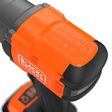 BLACK+DECKER 18V Brushless accuslagschroevendraaier Zwart/oranje, Accu en oplader niet inbegrepen