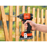BLACK+DECKER 18V Brushless accuslagschroevendraaier Zwart/oranje, Accu en oplader niet inbegrepen