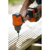 BLACK+DECKER BLIM78N-XJ 18V Slagschroevendraaier Zwart/oranje, Accu en oplader niet inbegrepen