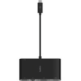 Belkin USB-C Multimedia en oplaadadapter 100W Zwart