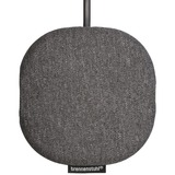 Brennenstuhl Estilo laadstation met textieloppervlak stekkerdoos Antraciet/zwart, 3 meter kabel, 1x Eurostekker, 2x USB-lader