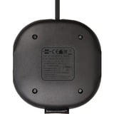 Brennenstuhl Estilo laadstation met textieloppervlak stekkerdoos Antraciet/zwart, 3 meter kabel, 1x Eurostekker, 2x USB-lader
