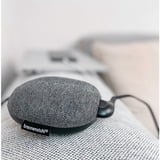 Brennenstuhl Estilo laadstation met textieloppervlak stekkerdoos Antraciet/zwart, 3 meter kabel, 1x Eurostekker, 2x USB-lader