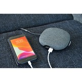 Brennenstuhl Estilo laadstation met textieloppervlak stekkerdoos Antraciet/zwart, 3 meter kabel, 1x Eurostekker, 2x USB-lader