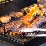 Char-Griller Spring Loaded Tongs grillbestek Roestvrij staal/zwart