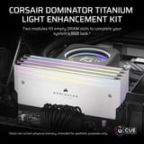 Corsair Dominator Titanium DDR5 Lighting Enhancement Kit ledverlichting Wit