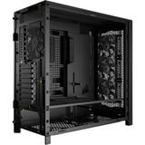 Corsair FRAME 5000D RS midi tower behuizing Zwart | 4x USB-A | 1x USB-C | RGB | Tempered Glass