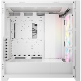 Corsair iCUE 5000D RGB AIRFLOW midi tower behuizing Wit | 2x USB-A | 1x USB-C | RGB | Tempered Glass