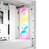 Corsair iCUE 5000D RGB AIRFLOW midi tower behuizing Wit | 2x USB-A | 1x USB-C | RGB | Tempered Glass