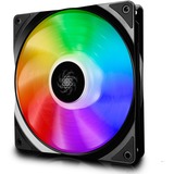 DeepCool CF140 case fan Zwart/wit, 2 stuks, 4-pins PWM fan-connector