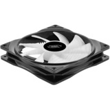 DeepCool CF140 case fan Zwart/wit, 2 stuks, 4-pins PWM fan-connector