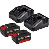 EINHELL Accu grasmaaier GE-CM 43 Li M Kit Rood/zwart, Accu inbegrepen