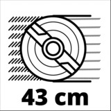 EINHELL Accu grasmaaier GE-CM 43 Li M Kit Rood/zwart, Accu inbegrepen