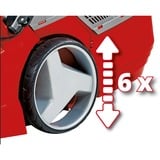 EINHELL Accu grasmaaier GE-CM 43 Li M Kit Rood/zwart, Accu inbegrepen