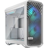 Fractal Design Torrent white RGB TG Clear Tint midi tower behuizing Wit | 2x USB-A | 1x USB-C | RGB | Window