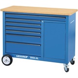 GEDORE Gereedschapskar 1,25 m breed 7 lades gereedschapswagen blauw
