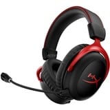 HyperX Cloud II Wireless gaming headset Zwart/rood, Pc, PlayStation 4, Nintendo Switch