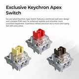 Keychron K10 Max-H13 RGB mechanisch toetsenbord Zwart, US lay-out (QWERTY), 100%, RGB leds, OSA Double-shot PBT, hot swap, USB-C | 2.4 GHz | Bluetooth 5.1