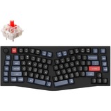 Keychron Q10-M1Z, toetsenbord Zwart, US lay-out, Gateron G Pro Red, Alice 75%, RGB leds, Double-shot PBT, hot swap, Knob