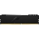 Kingston FURY 16 GB DDR4-3600 Kit werkgeheugen Zwart, KF436C17BBK2/16, Beast, XMP 2.0