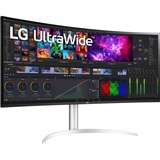 LG 40WP95CP-W UltraWide Curved monitor Wit, 2x HDMI, 1x DisplayPort, 2x USB-A 3.2 (5 Gbit/s), 1x USB-C, 1x Thunderbolt 4