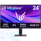 LG UltraGear 24G411A-B 24" gaming monitor Zwart, HDMI, DisplayPort, 144 Hz