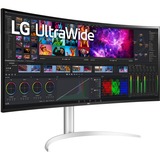 LG UltraWide 40WP95CP-W 39.7" 4K UHD curved monitor Wit, 2x HDMI, DisplayPort, 2x USB-A, USB-C, Thunderbolt 4