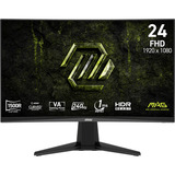 MSI MAG 245C X24 23.6" curved gaming monitor Zwart, 2x HDMI, DisplayPort, 240 Hz