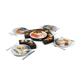 Princess 103070 Dinner4all Circle grillplaat Zwart/wit