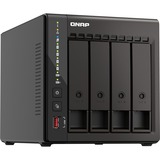 QNAP TS-453E-8G nas Zwart, 2x HDMI, 2x LAN, USB 2.0, USB 3.0