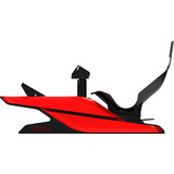 Res-Tech X1 Cockpit racingsimulator Zwart/rood
