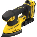 Stanley FATMAX V20 18V Detailschuurmachine deltaschuurmachine Geel/zwart, Accu (2.0Ah) en oplader inbegrepen