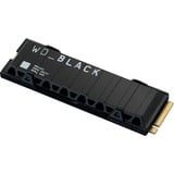 WD Black SN850X NVMe 1 TB met heatsink SSD Zwart, PCIe 4.0 x4, NVMe, M.2 2280