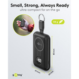 goobay Wireless Power Bank for Apple Watch 2,500 mAh powerbank Zwart