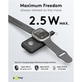 goobay Wireless Power Bank for Apple Watch 2,500 mAh powerbank Zwart