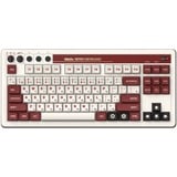 8BitDo Retro Mechanical Keyboard Fami Edition Beige, US lay-out (QWERTY), Kailh Box White, 80% (TKL)	, Bluetooth Low Energy, Wireless 2.4G, USB