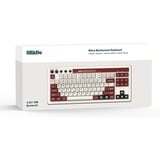 8BitDo Retro Mechanical Keyboard Fami Edition Beige, US lay-out (QWERTY), Kailh Box White, 80% (TKL)	, Bluetooth Low Energy, Wireless 2.4G, USB