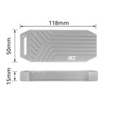 ACT Connectivity USB 40Gbps M.2 2280 NVMe / PCIe SSD behuizing, tool-free externe behuizing Grijs
