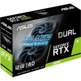 ASUS DUAL GeForce RTX 3060 V2 grafische kaart LHR, 1x HDMI, 3x DisplayPort