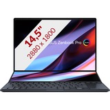 ASUS ZenBook Pro Duo 14 UX8402ZA-M3031W 14.5" laptop Zwart | i7-12700H | Iris Xe Graphics | 16 GB | 1 TB SSD | Touch