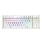 ATK A87 Wireless Mechanical Gaming TKL Keyboard - A87 Pro Wit, US lay-out (QWERTY), Huanuo Polar Latte, 80% (TKL), RGB, 2.4 GHz | Bluetooth | USB-C
