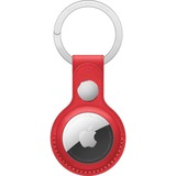 Apple Leren AirTag-sleutelhanger - (PRODUCT)RED hoesje Rood