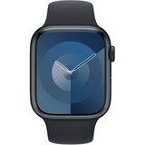 Apple Sportbandje - Middernacht (45 mm) - S/M armband Zwart