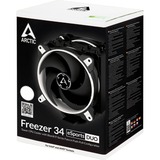 Arctic Freezer 34 eSports DUO cpu-koeler Wit/zwart