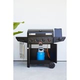 Barbecook Luca 412 gasbarbecue met kast en zijbrander Zwart