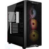 Corsair 3200D RS ARGB Black midi tower behuizing Zwart | 1x USB-A | 1x USB-C | RGB | Tempered Glass