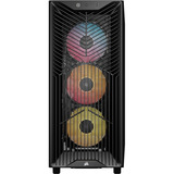 Corsair 3200D RS ARGB Black midi tower behuizing Zwart | 1x USB-A | 1x USB-C | RGB | Tempered Glass