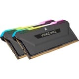 Corsair 32 GB DDR4-3200 Kit werkgeheugen Zwart, CMH32GX4M2E3200C16, Vengeance RGB PRO SL, XMP 2.0